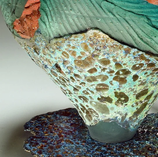 Raku Vortex 3 — Raku Pottery by Steven Forbes-deSoule